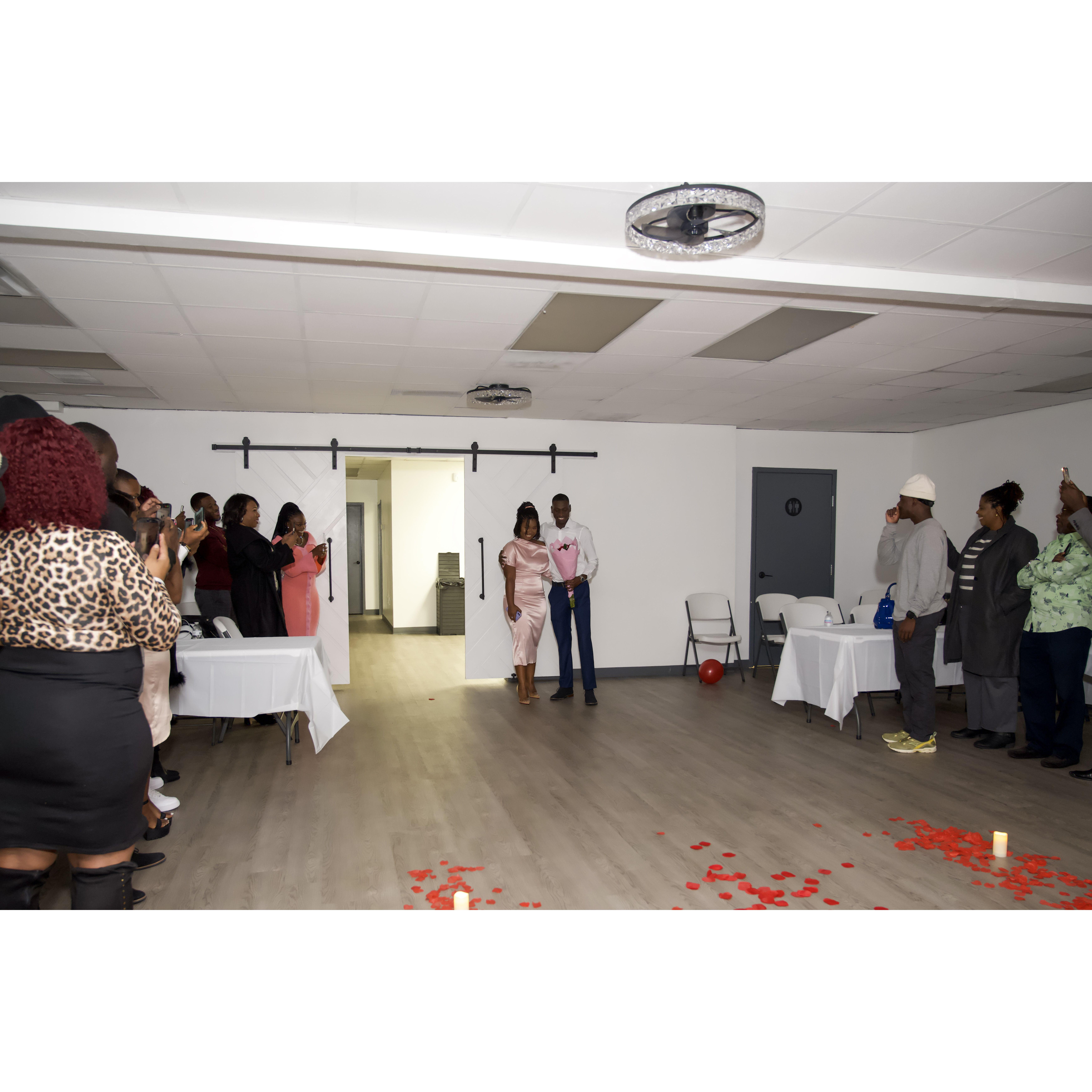 Proposal and Engagement Party