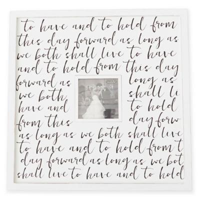 Mud Pie® Wedding Repeat 5-Inch x 5-Inch Picture Frame