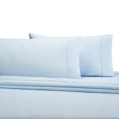 Wamsutta® 350-Thread-Count Egyptian Cotton Standard Pillowcases in Light Blue (Set of 2)