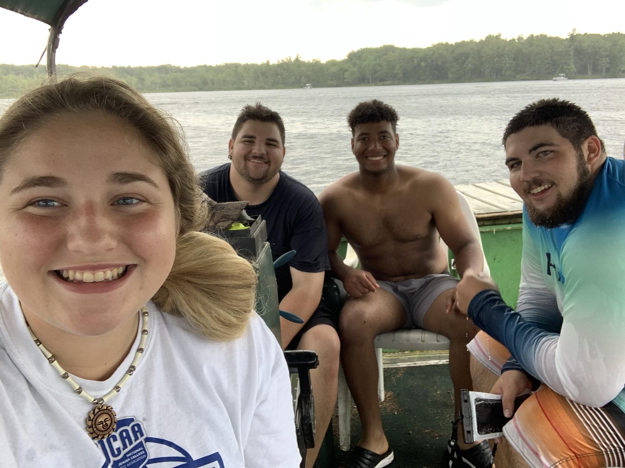 Boating with the boys