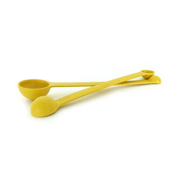 Bamboo Measuring Spoon Set - Lemon