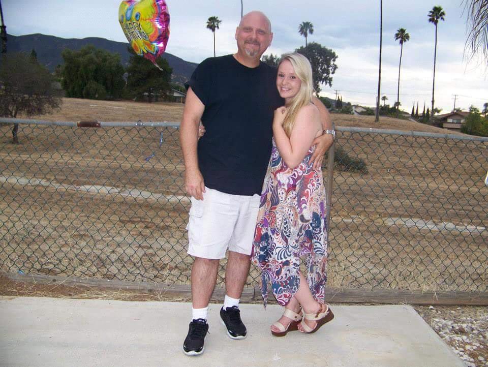 Teryn with her Dad!