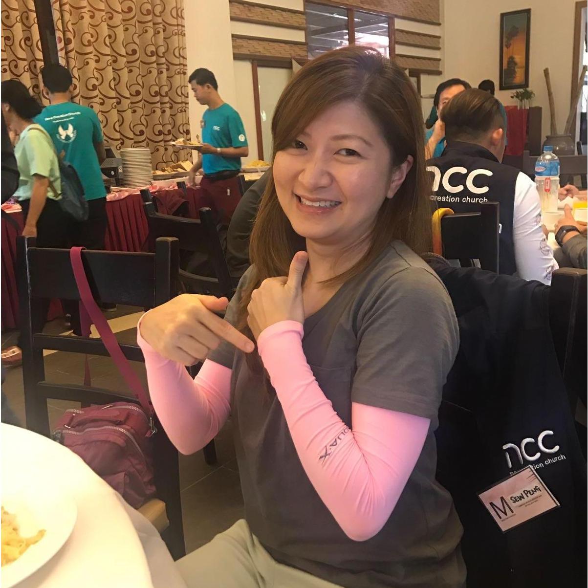 Courtship: Hand sleeves bought by him for her mission trip. "Distance made the heart grow fonder."