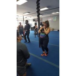 Jess proposed to me at the gym on 10/18/19