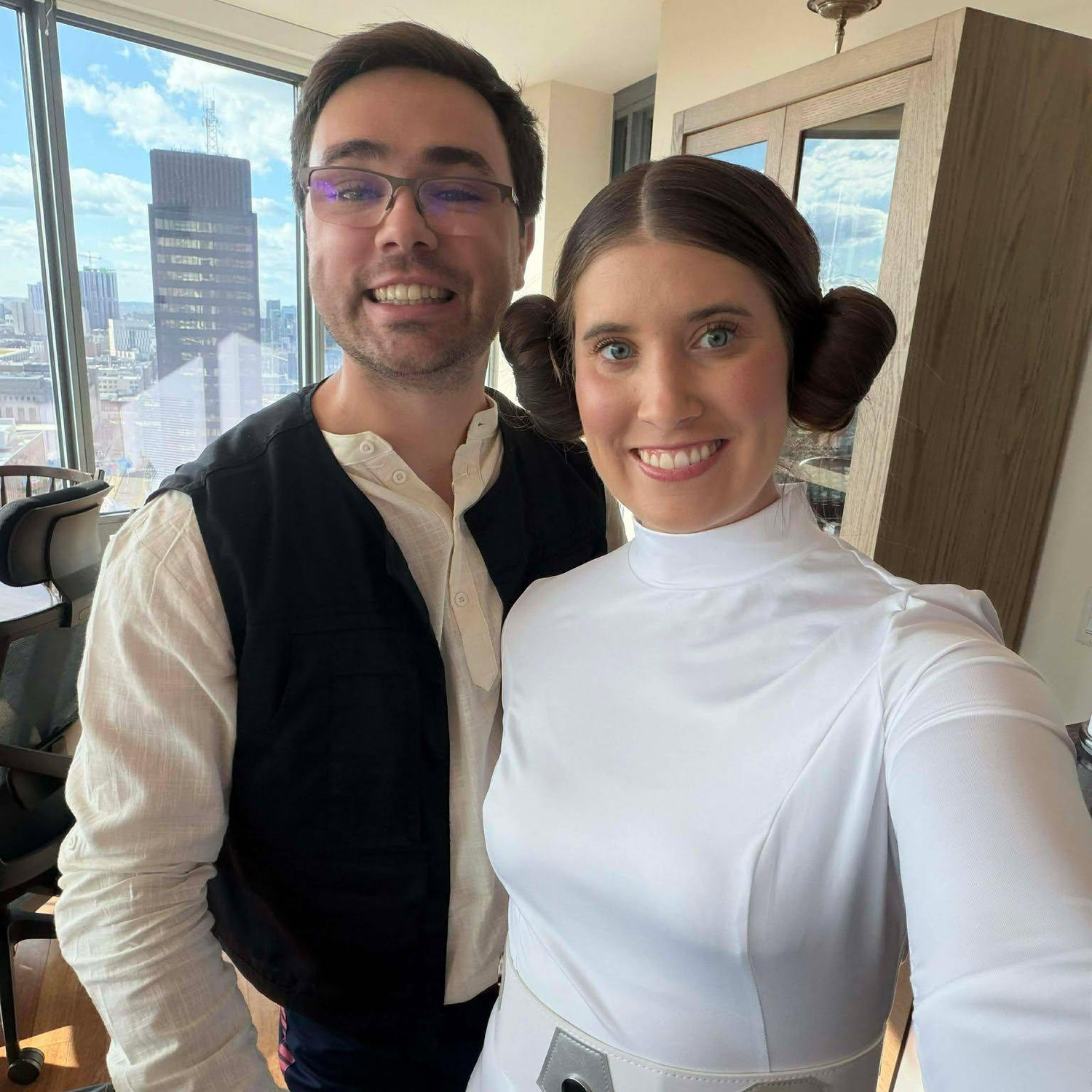 November 1, 2025: Our 5th Halloween together and our favorite couples costume so far! We look forward to dressing up for Halloween every year, as it marked the early days of our relationship.
