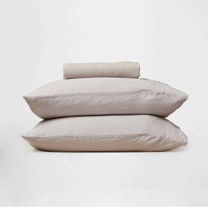 Flax Linen Bed Sheets - Silk & Snow