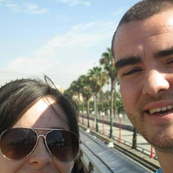 2013: First Holiday together (selfie skills were poor)