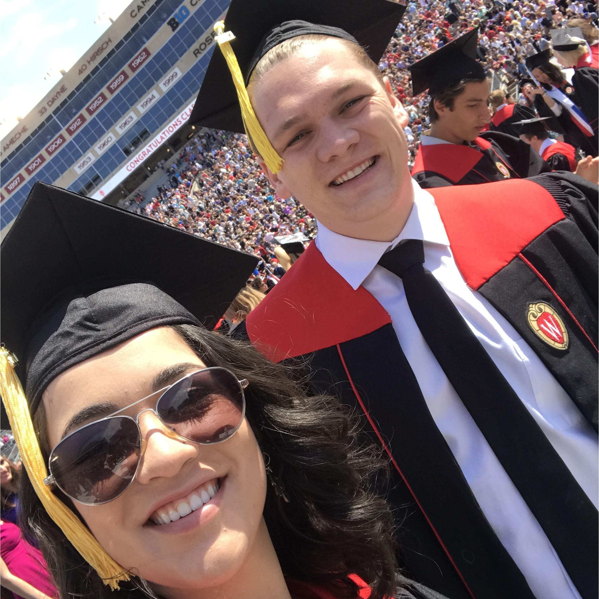 Commencement ceremony in Camp Randall