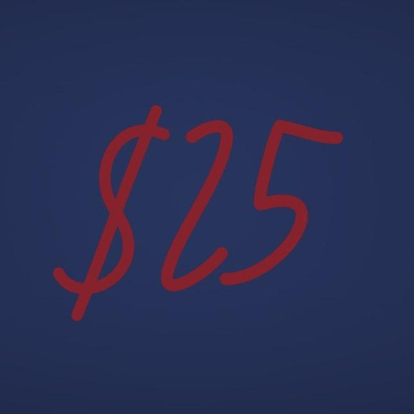 $25