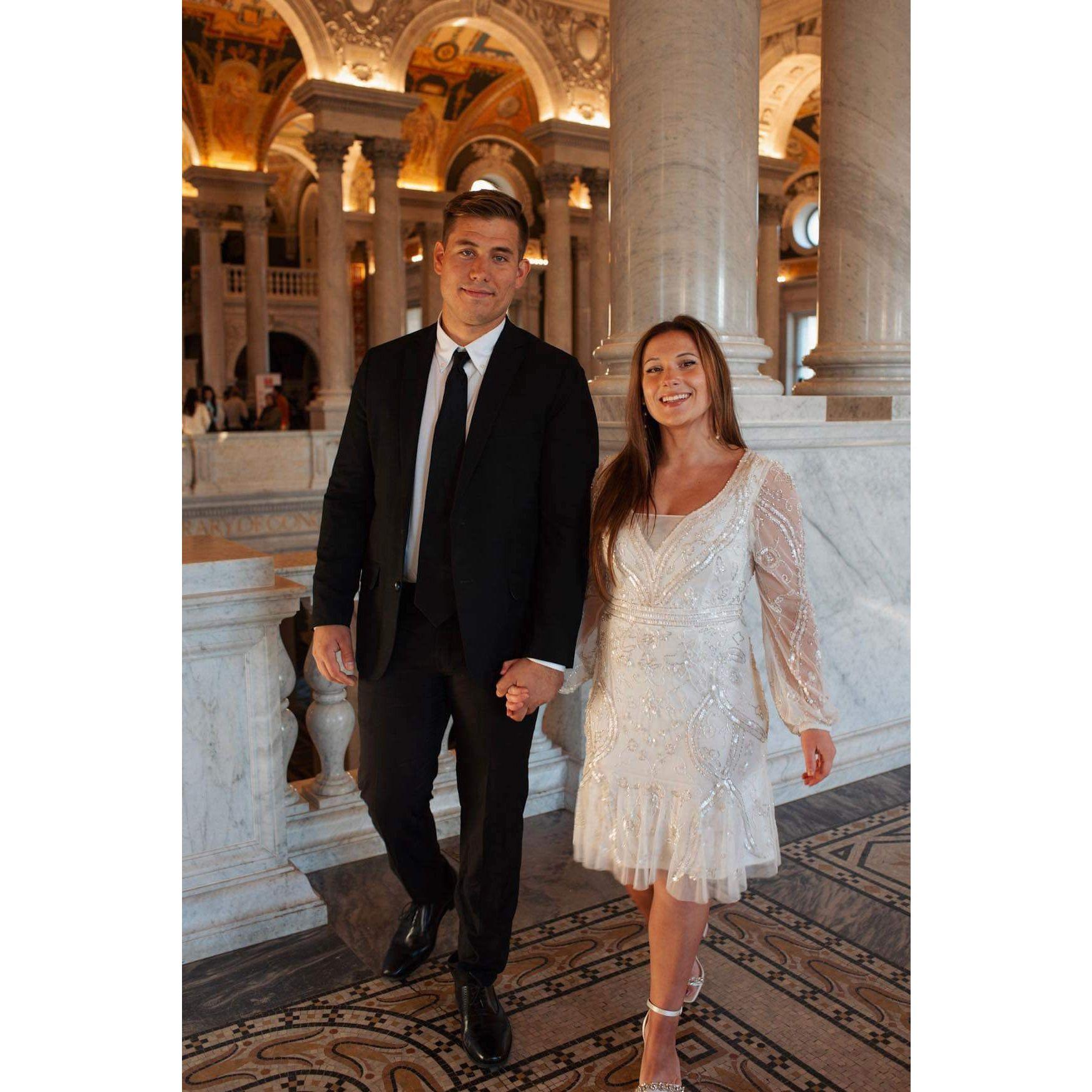These were shot at the fabulous Library of Congress thanks to Elaina Finkelstein Photography!