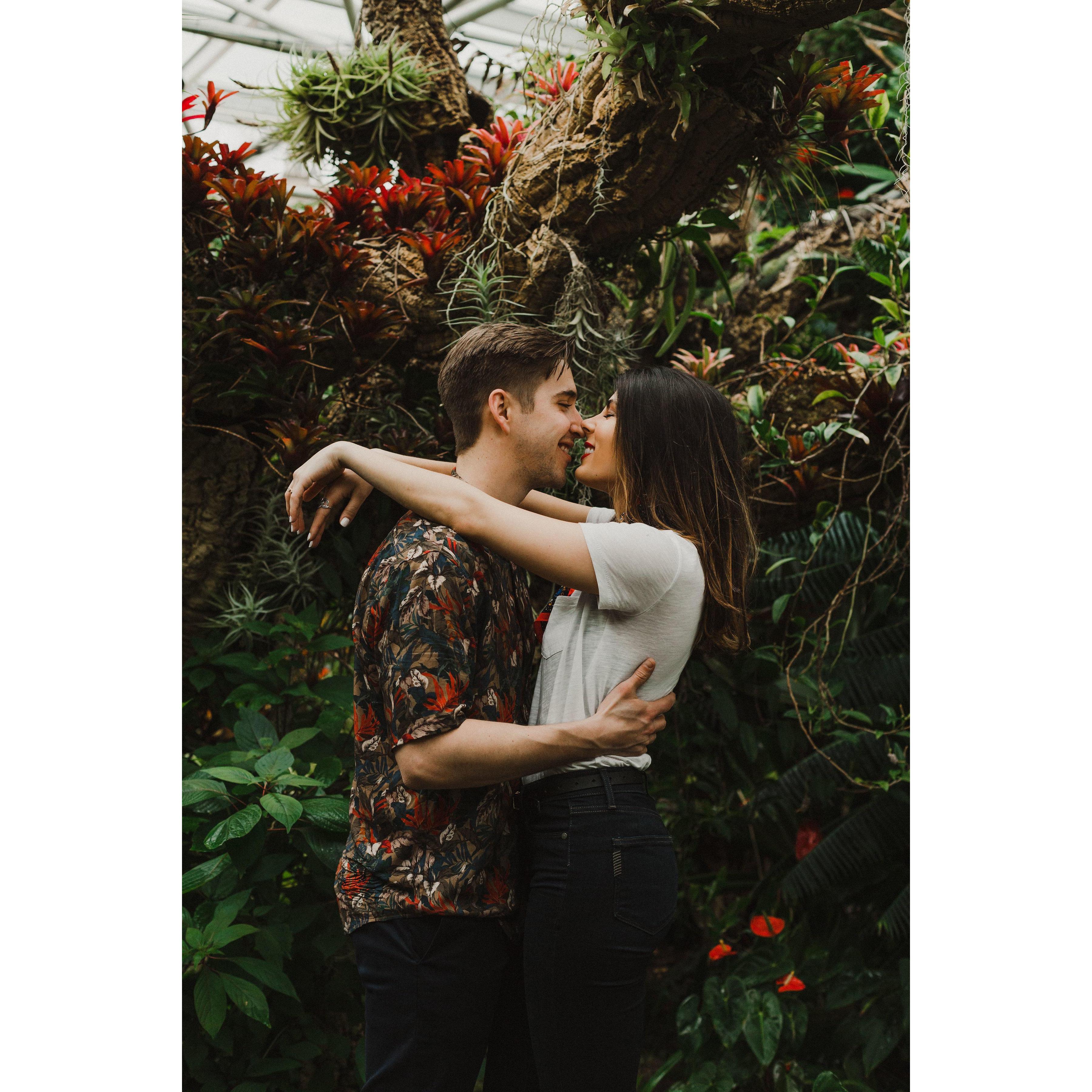 A little PDA at the San Antonio Botanical Gardens. ;)