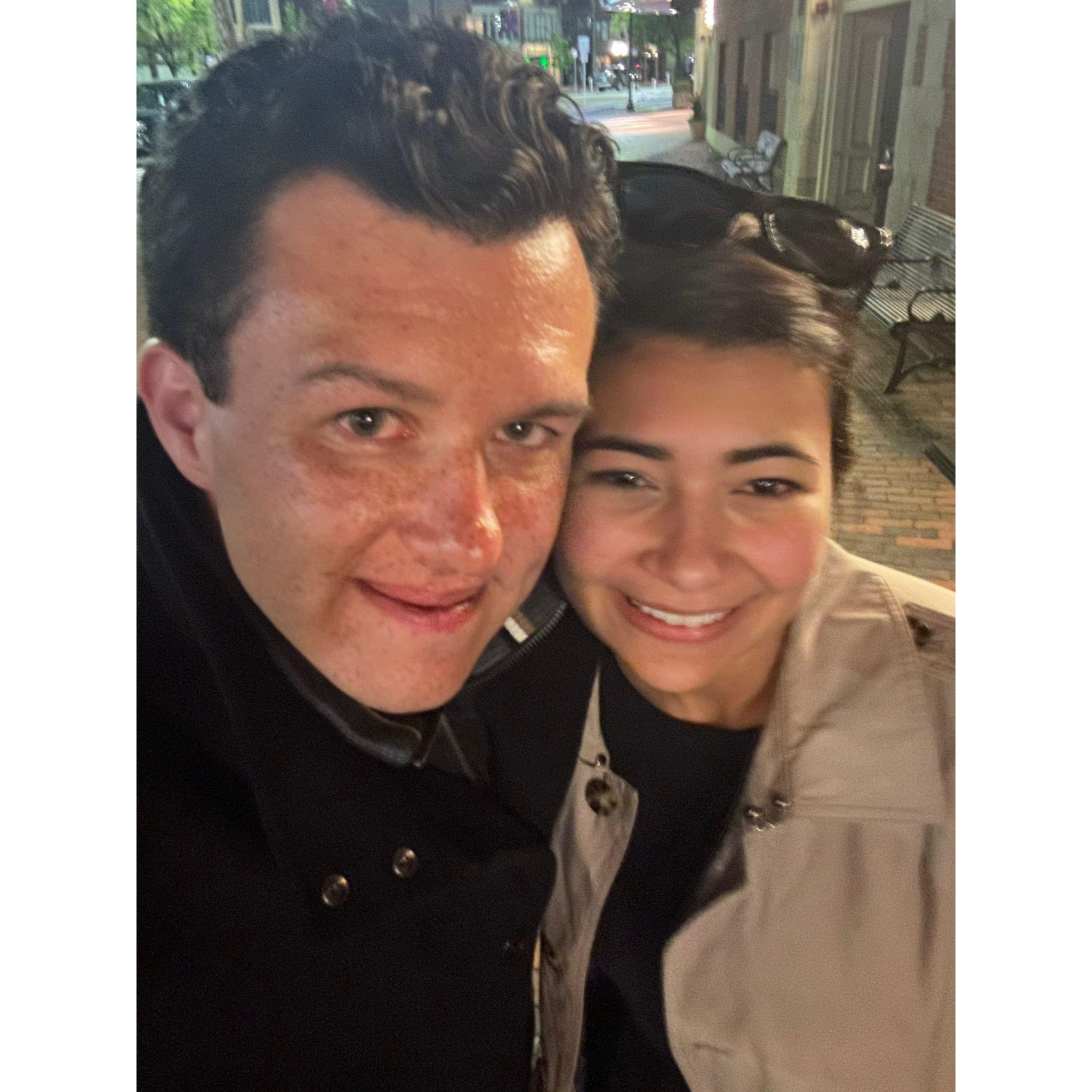 After our first date at Barcelona Wine Bar!