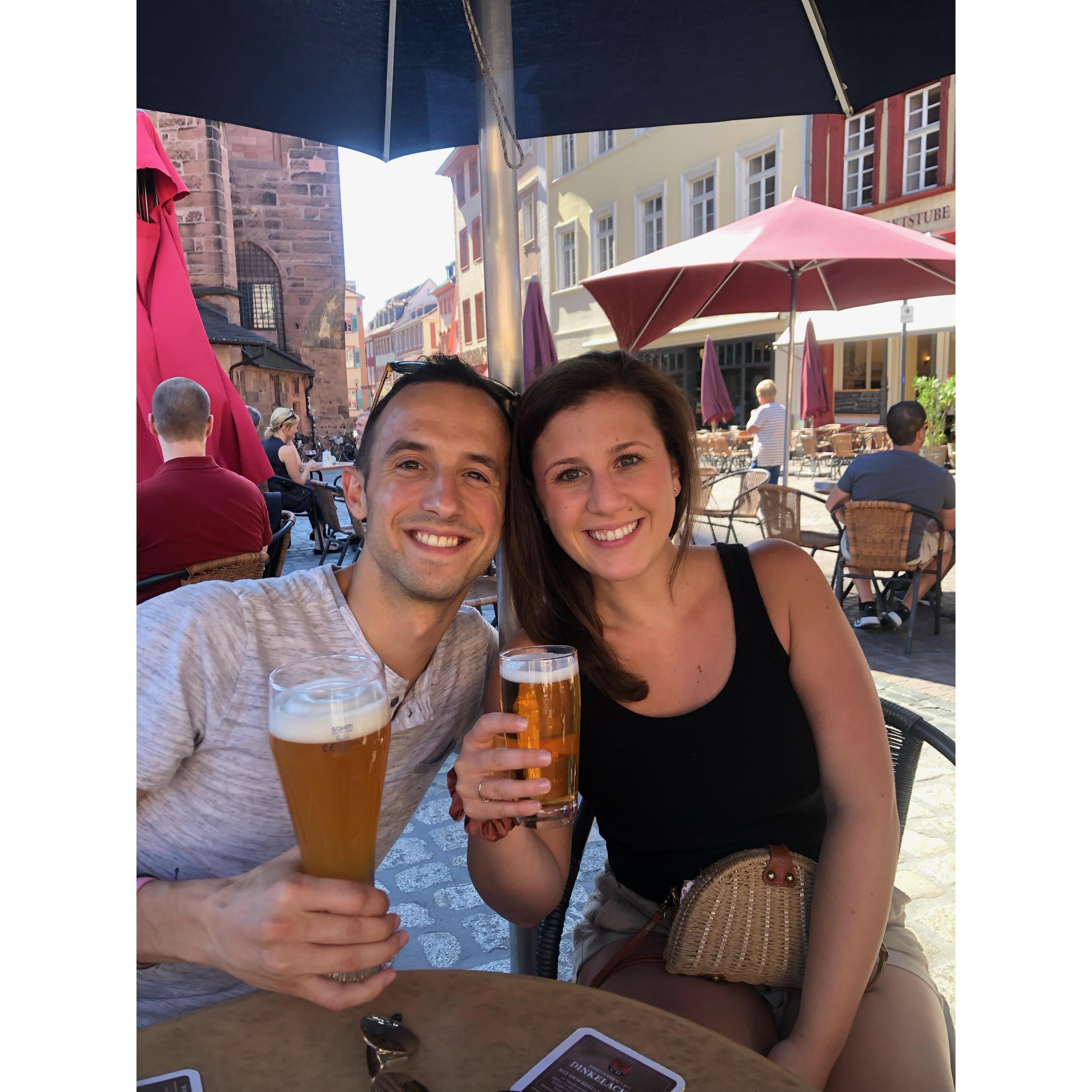 Our first day in Europe on our two week extravaganza!