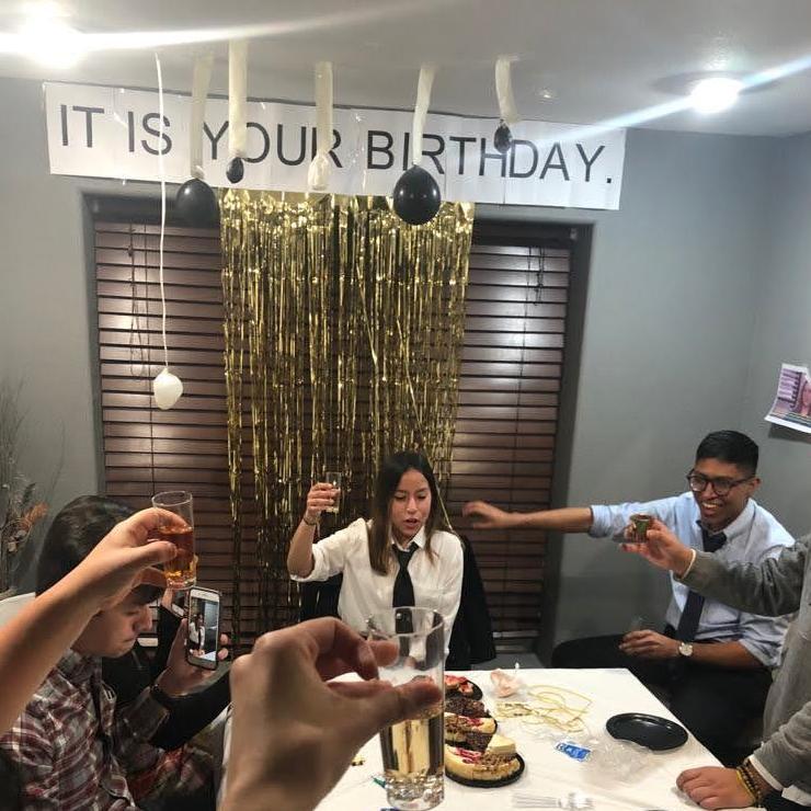 The first birthday Armando spent with me and so fitting: Armando + The Office + Alcohol + Friends= my dream.