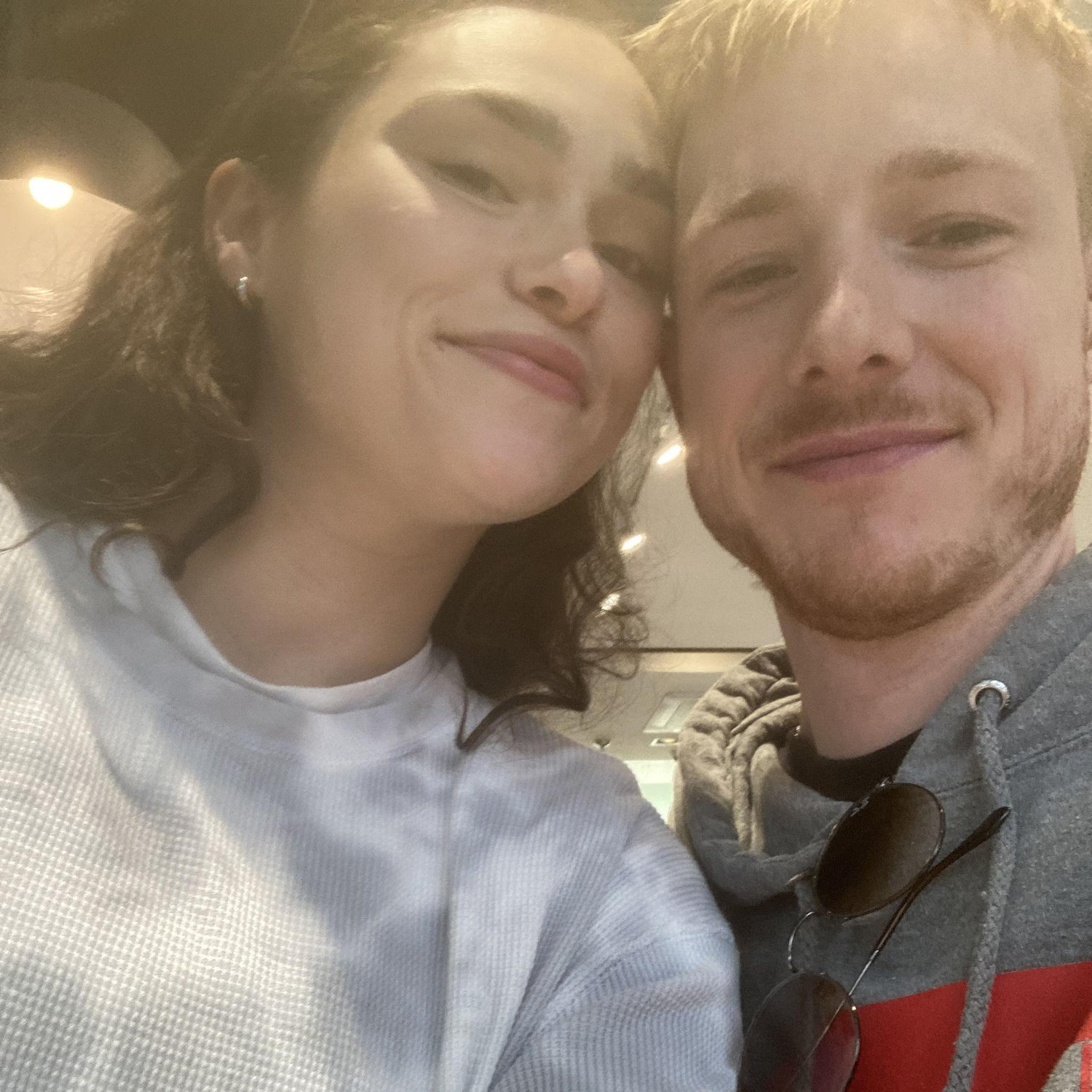 Our first selfie!  Can you say “ROADTRIP????"