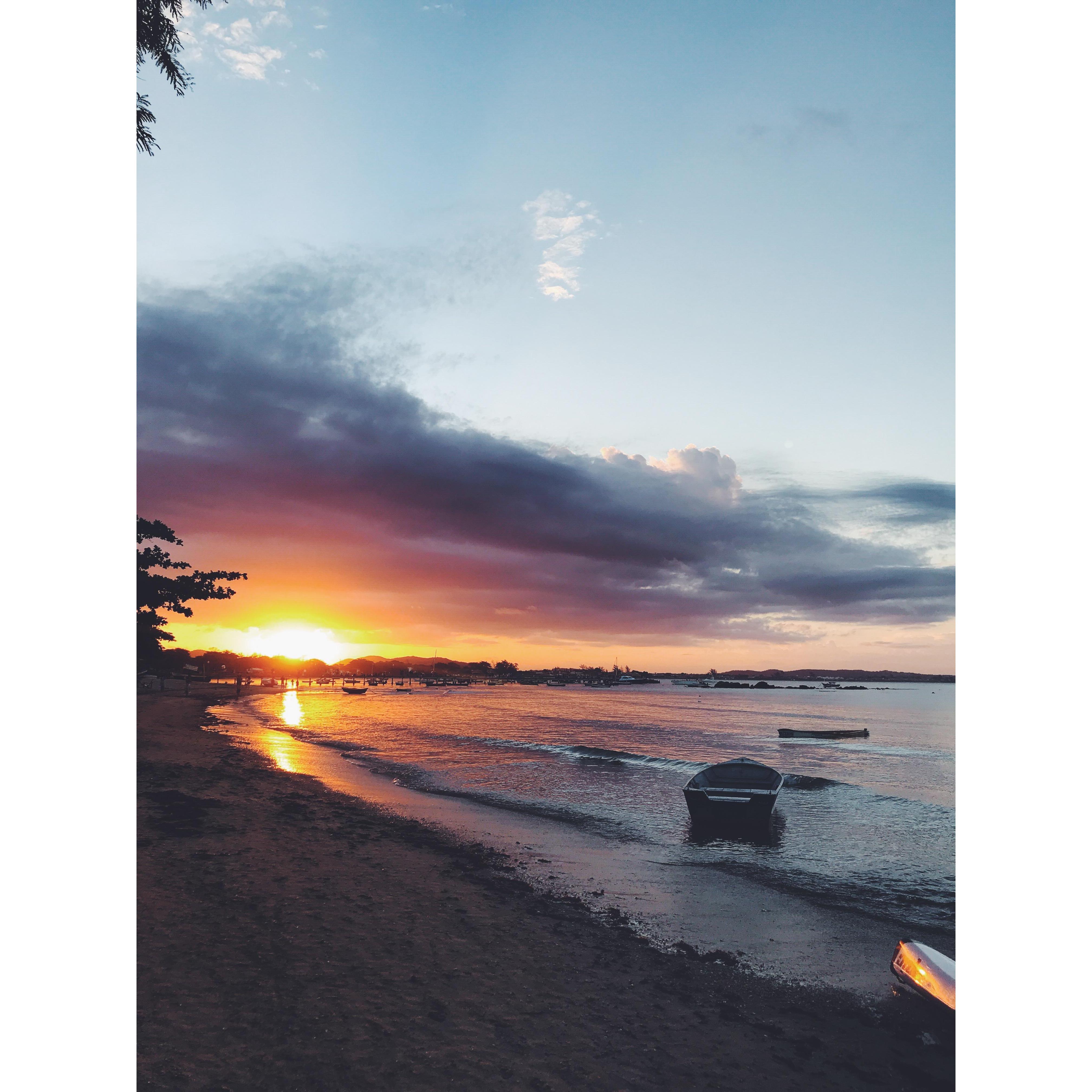 Sunset in Manguinhos, Búzios.
