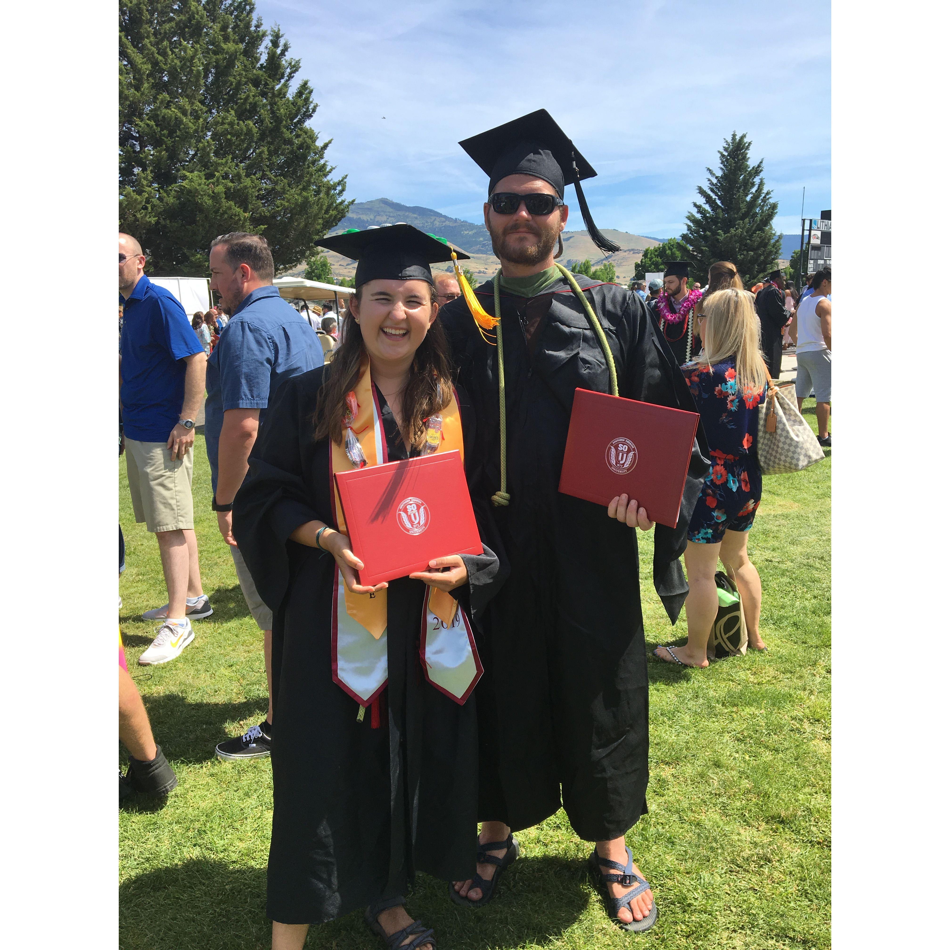 Caleb got back from Bali just in time for graduation!