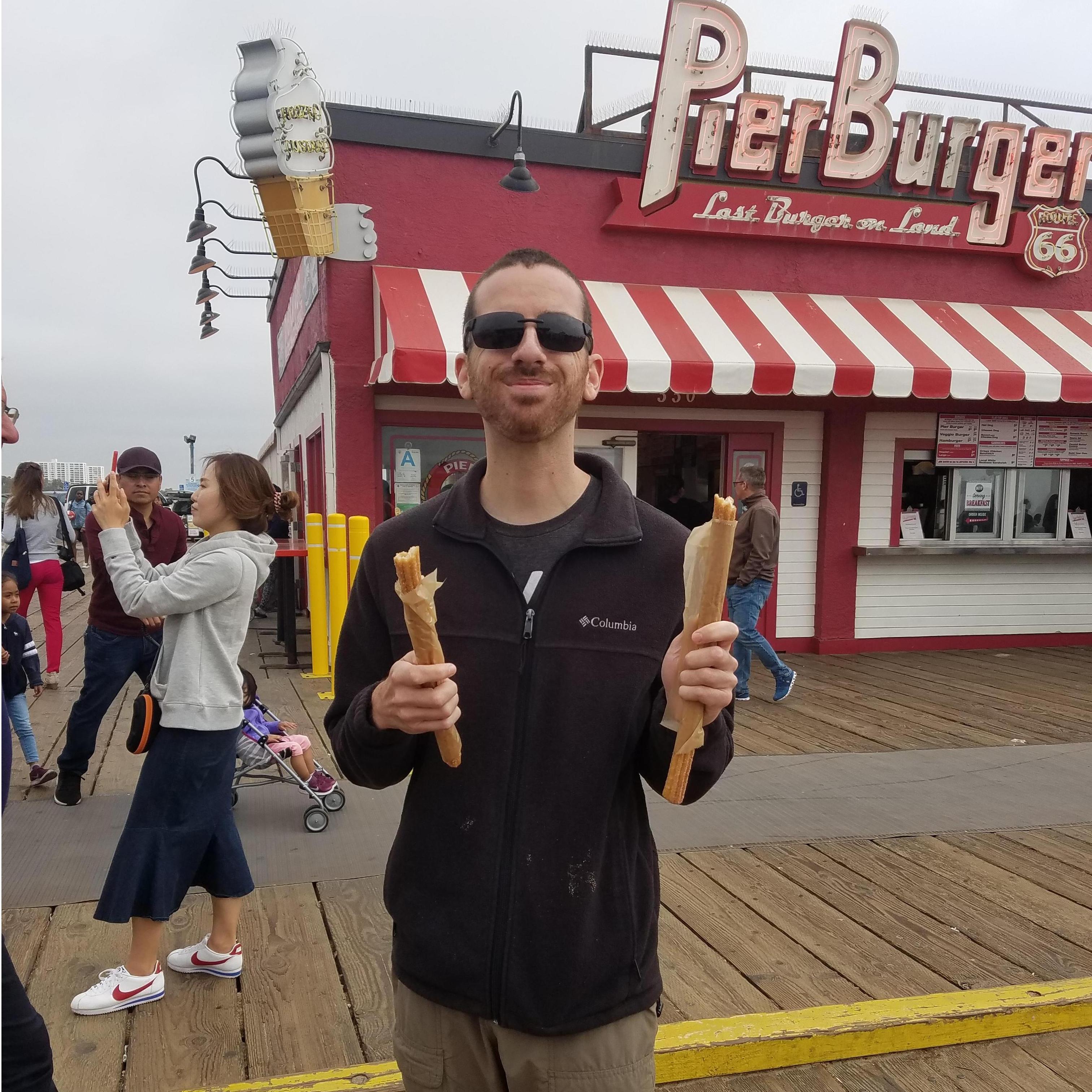 Lewis's true love, churros