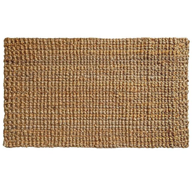 PLUS Haven Jute Doormat - Size: 17.5-Inches x 30-Inches - Pile Height: 1-Inch - Doormat Outdoor Entrance, Front Porch Door Mat, Easy to Clean Entry Mat, Outdoor and Indoor Uses, Home Decor