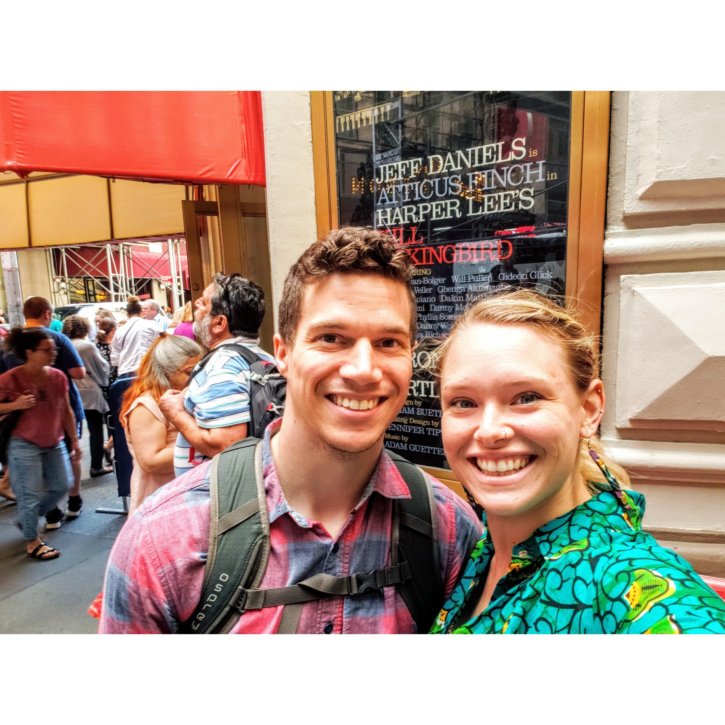 Seeing "To Kill a Mockingbird" on Broadway!