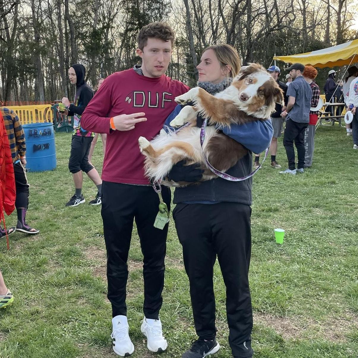Goofing at Fool's fest