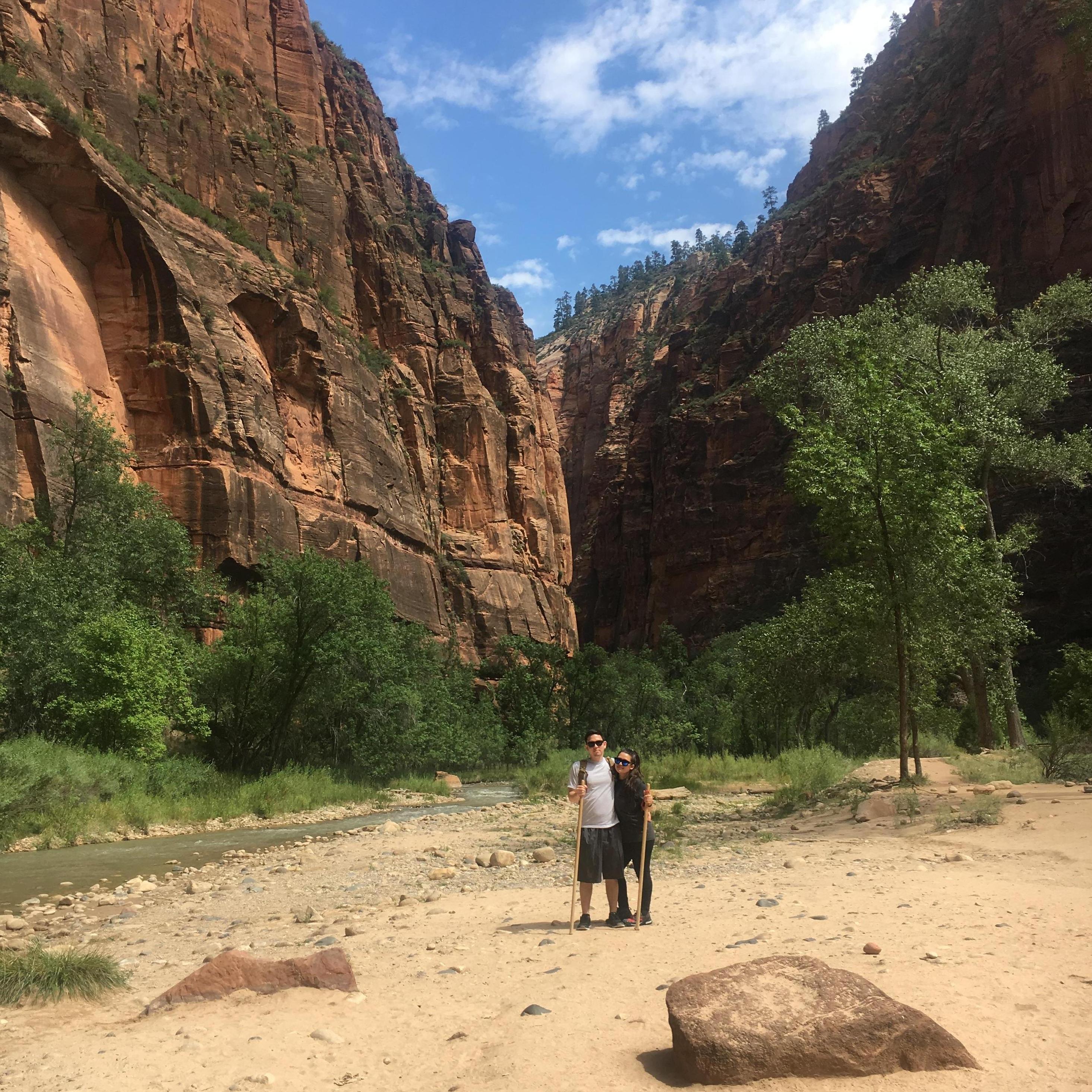 Quick stop at Zion National Park when we moved from California to Colorado - 2017