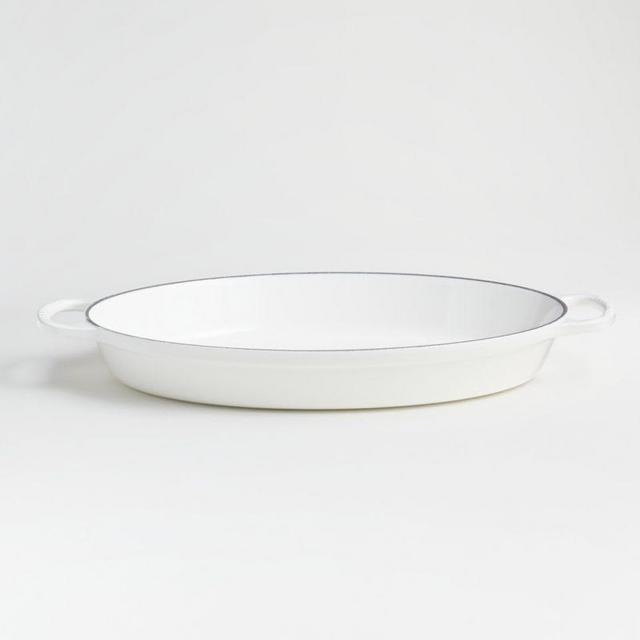 Le Creuset ® White 3-Qt. Oval Baking Dish