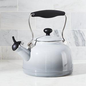 Chantal ® Vintage Grey Steel Enamel Tea Kettle