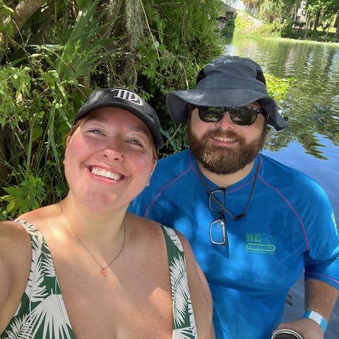 July- 2025 Weekend trip to Shane's hometown of Dunnellon, FL for kayaking down Rainbow River and "I love you" was first said.