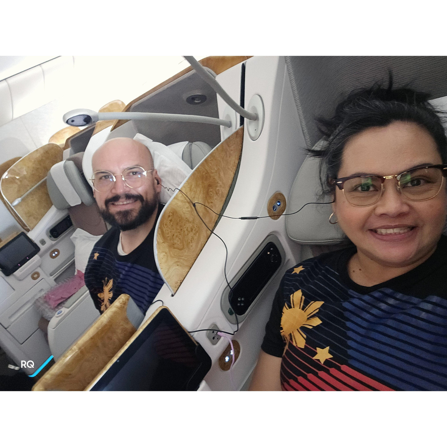 Our first flight together!