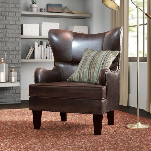Barnard Upholstered Wingback Chair