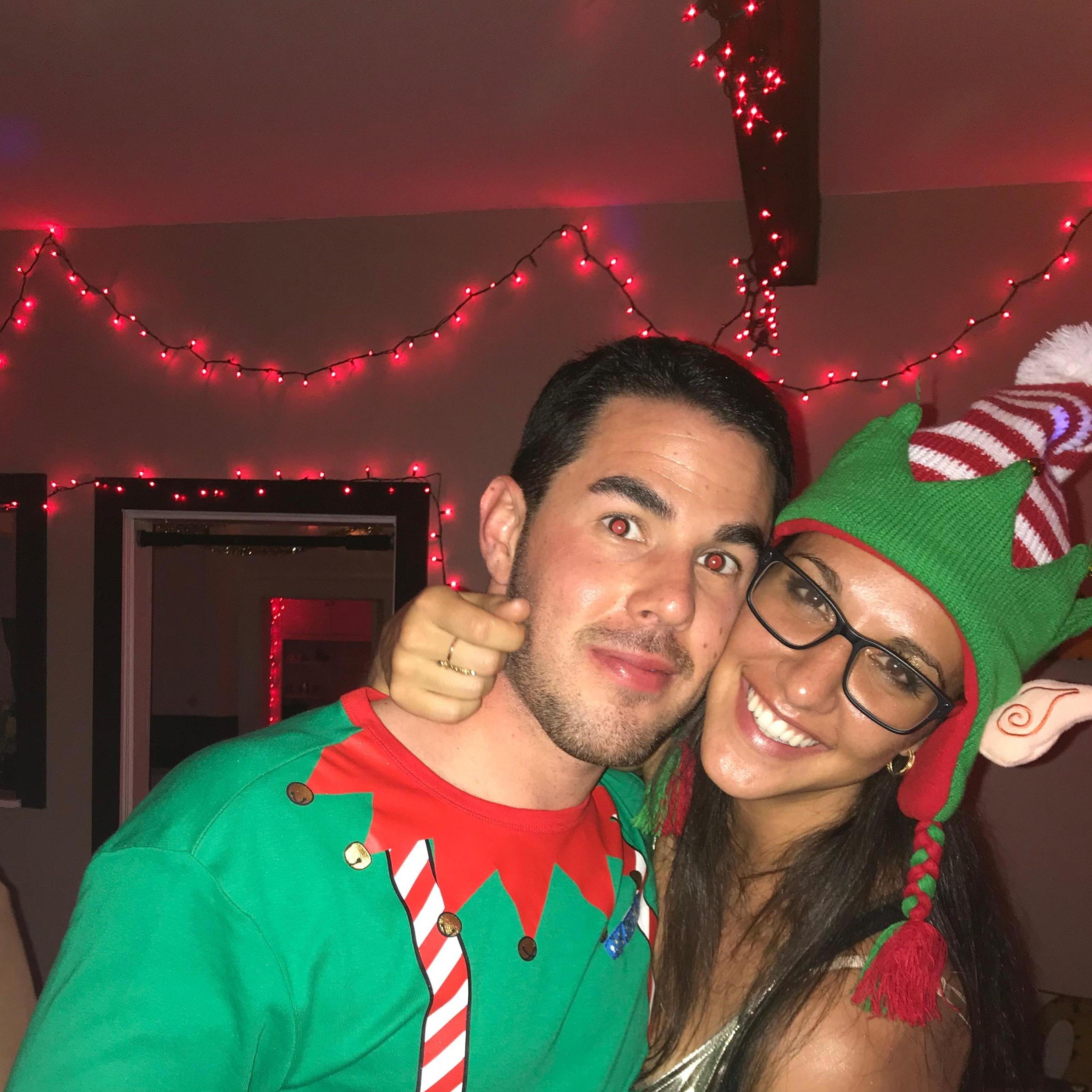 The infamous Christmas Party! Night we first met.
Abby--remember 6th grade dances : arms length apart! *tsk tsk*