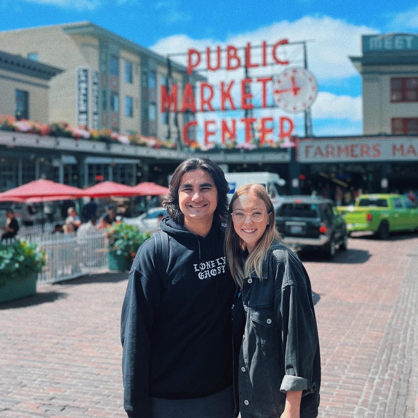 After we got engaged we went to Seattle to celebrate that and 4 years of dating!