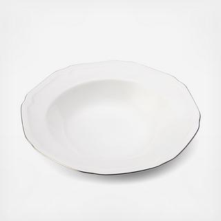 Antique White Platinum Vegetable Bowl