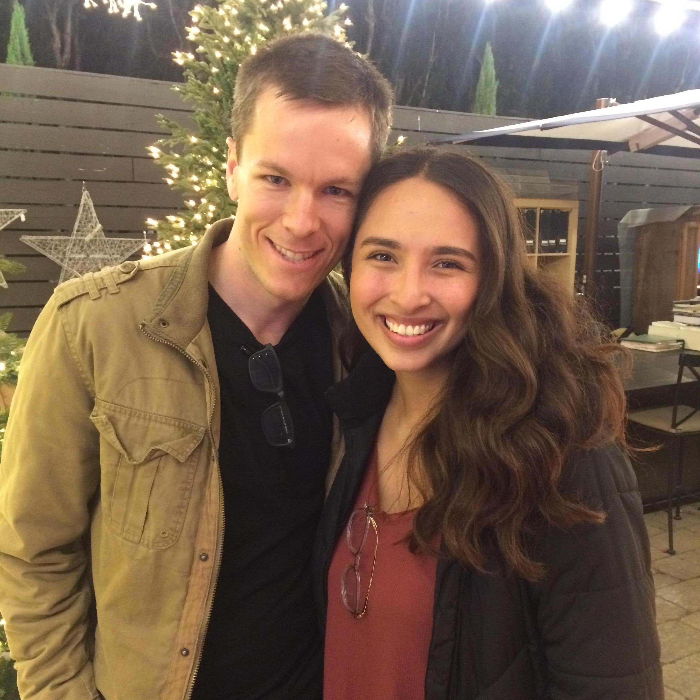 Our very 1st photo as an "official couple"!