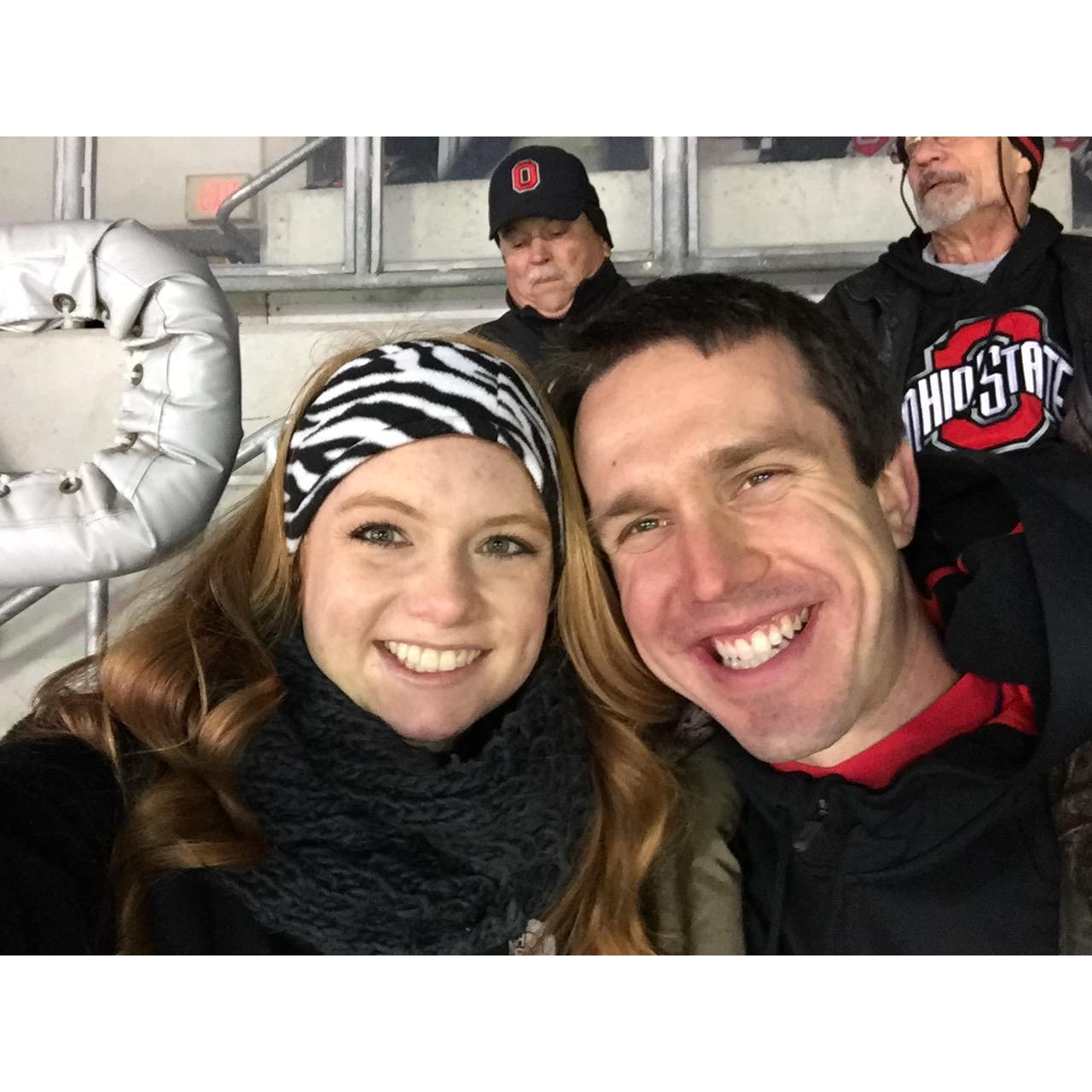 If I was going to be in a relationship with Pat, I had to attend at least one Ohio State Buckeyes game. By marrying him I'm signing up to go to several more of these during our lives together.