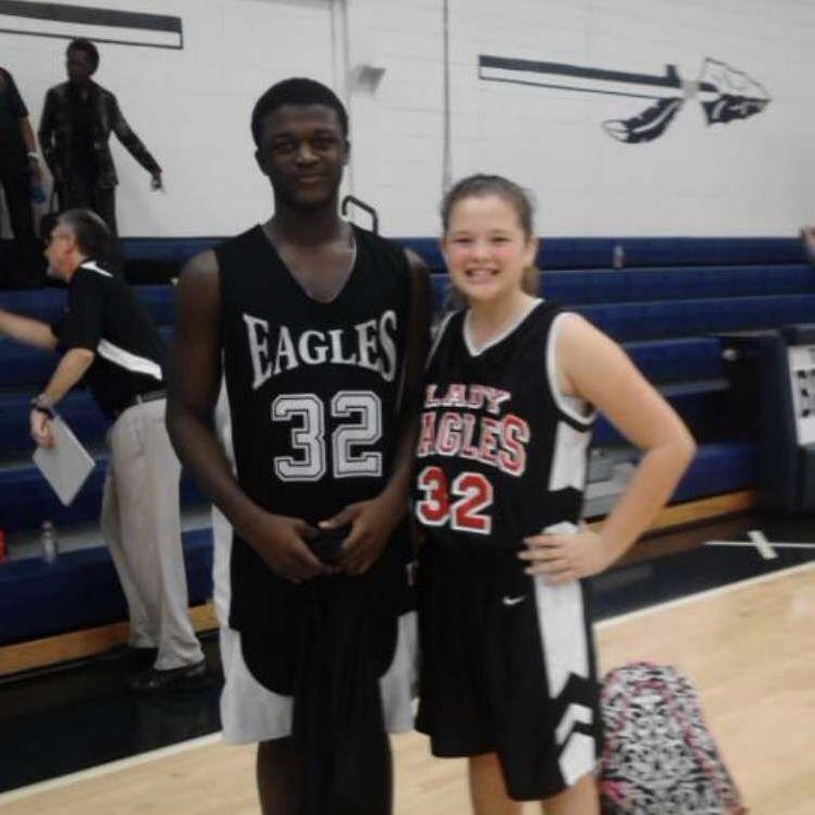 Our first picture together in 7th grade!