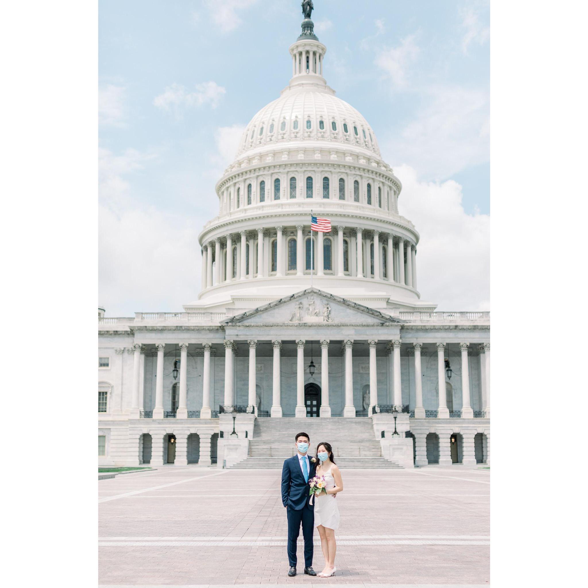 Our "courthouse" wedding