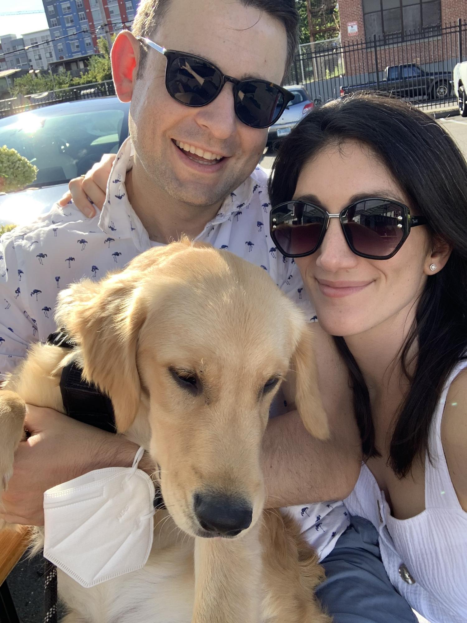 Out to lunch for our coulda-shoulda-woulda been wedding day