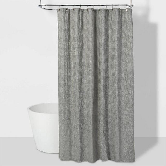 Waffle Weave Shower Curtain - Threshold™