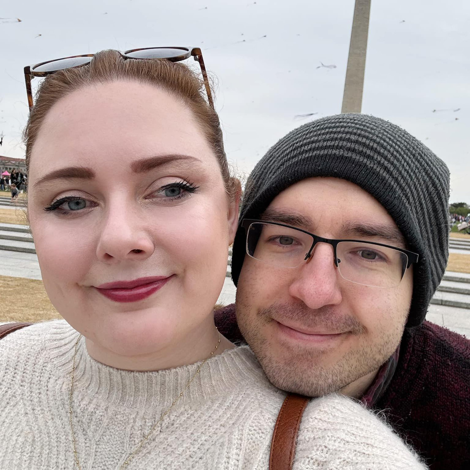 At the Washington Monument in Washington, D.C.