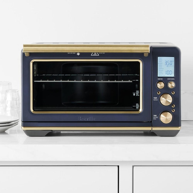 Breville Smart Oven Air Fryer, Damson Blue & Brass