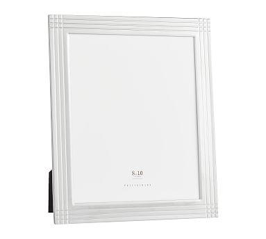 Crosshatch Frame, 8 x 10 - Silver