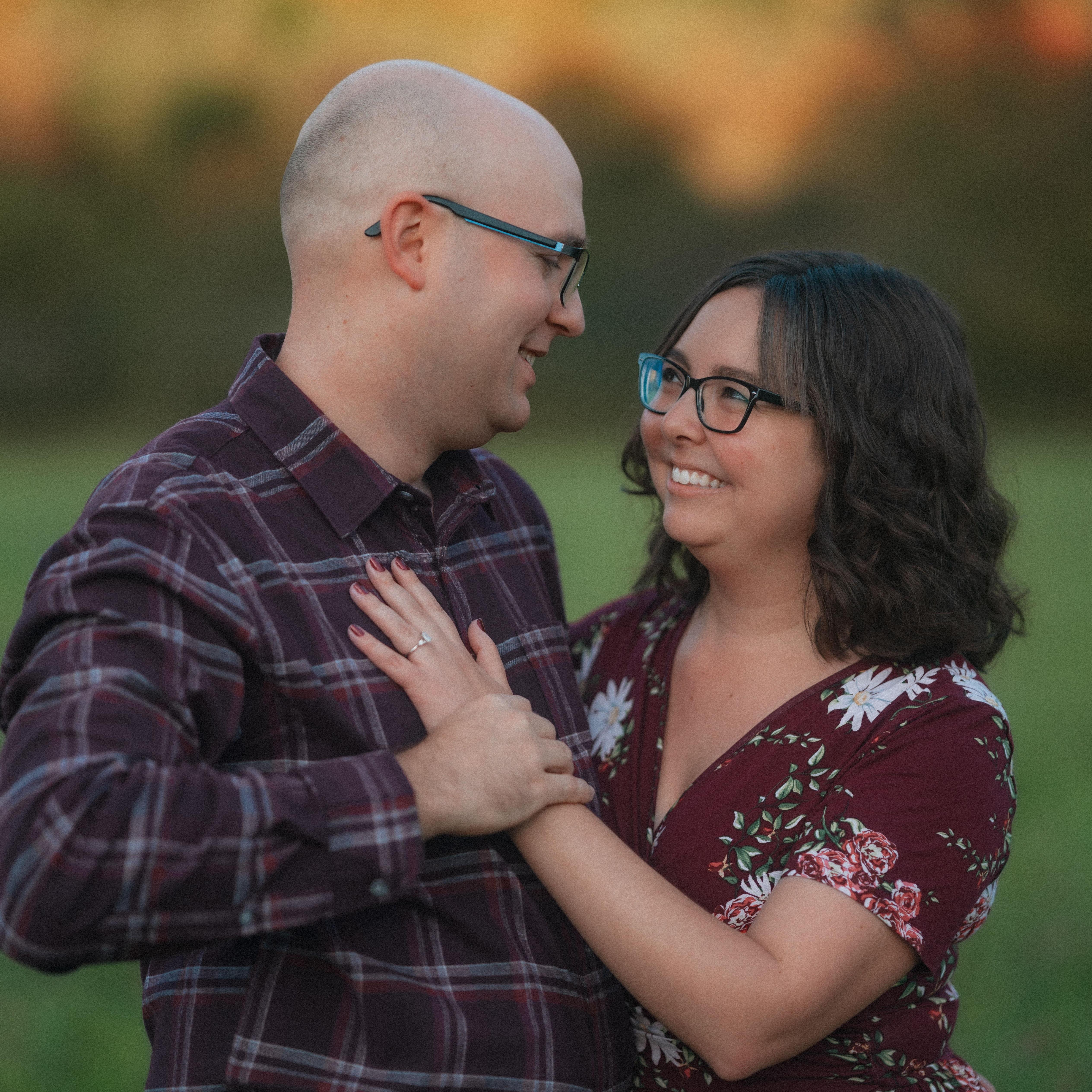Labrador Hollow Unique Area. October 2023. Engagement photo session with Kat and Corey.