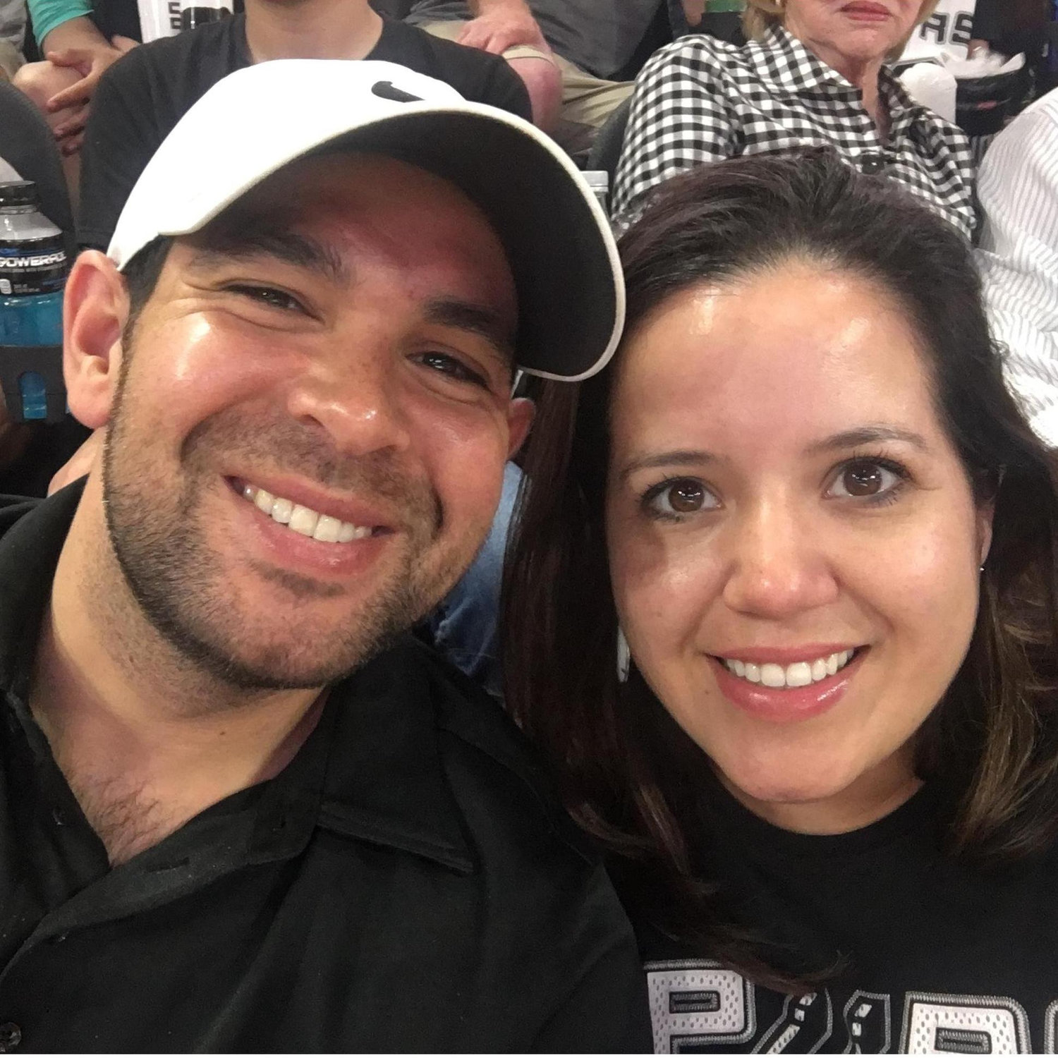 Our first Spurs game! #gsg