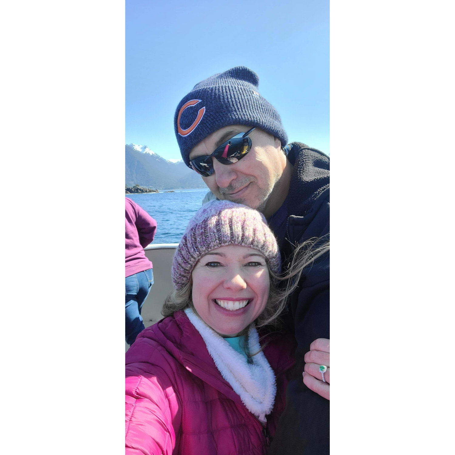 On a boat ride in Sitka