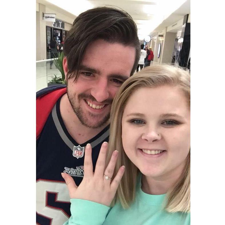 Right after getting engaged in San Antonio on January 13th, 2018