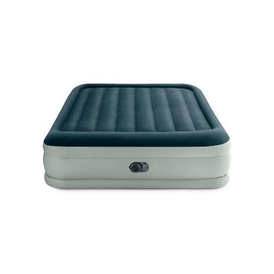 Intex Elevated 18" Premium Comfort Queen Air Mattress with Internal Pump