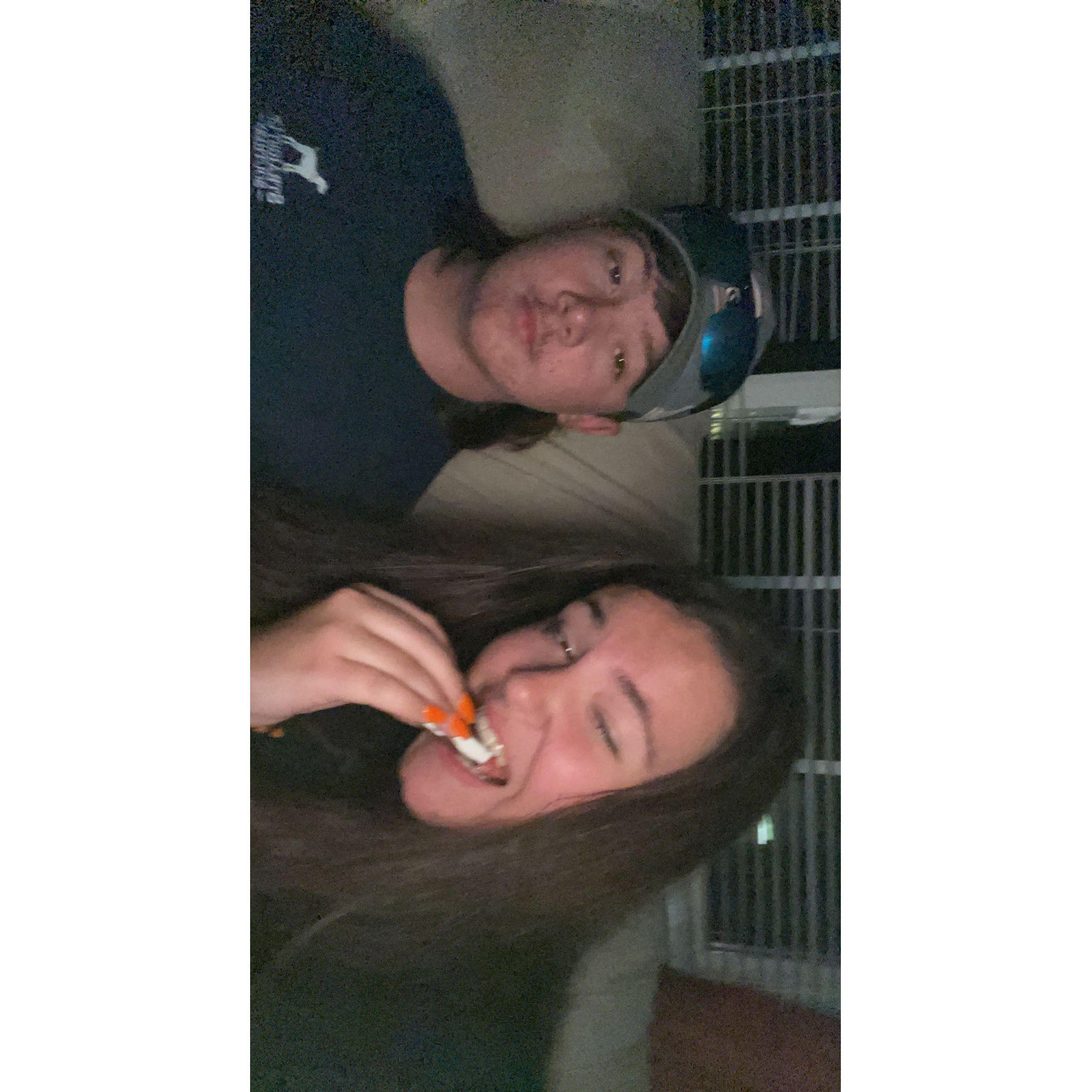 Our first picture together