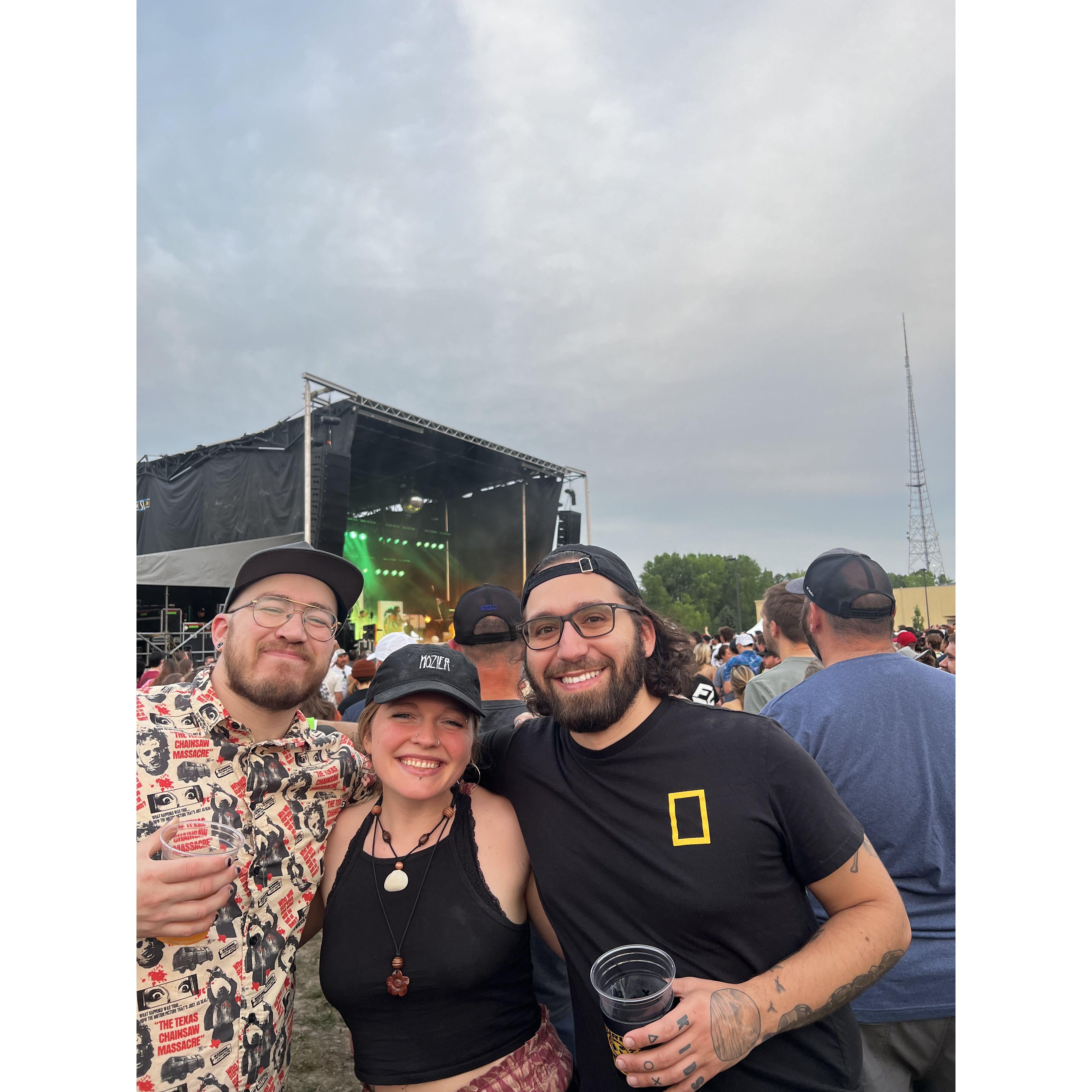 One of our many live music endeavors at Surely Brewing Field in St. Paul, MN - June '23